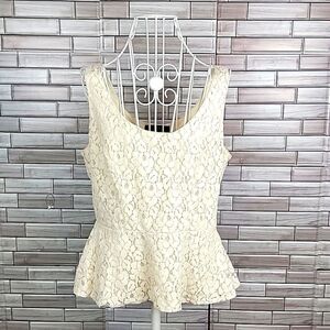 Heart Soul lace sleeveless blouse Size XL